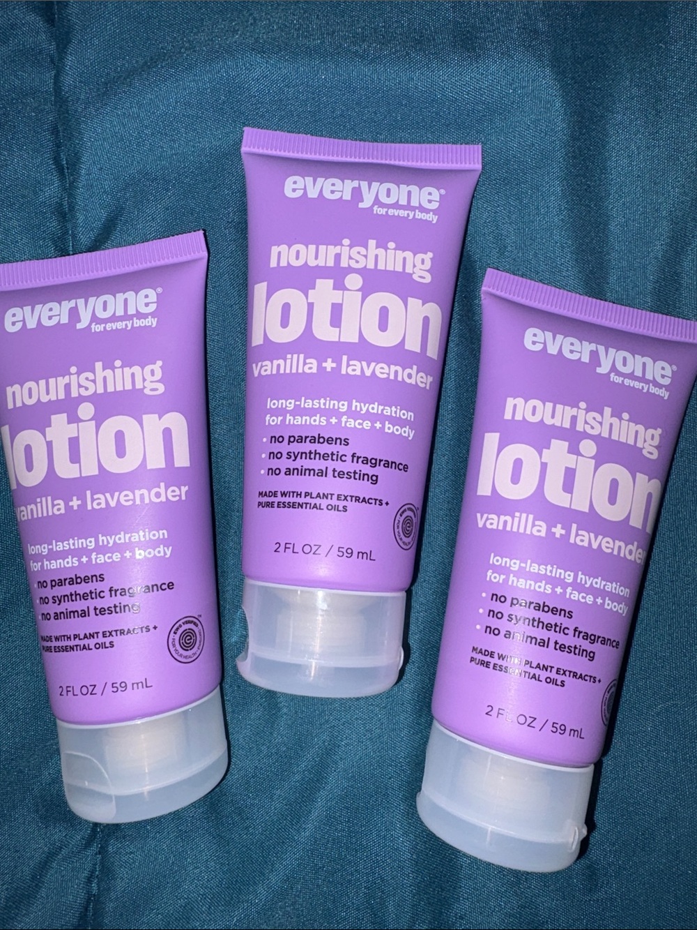 3 - Everyone for Everybody Nourishing Lotion - Vanilla + Lavender  - 2 fl oz